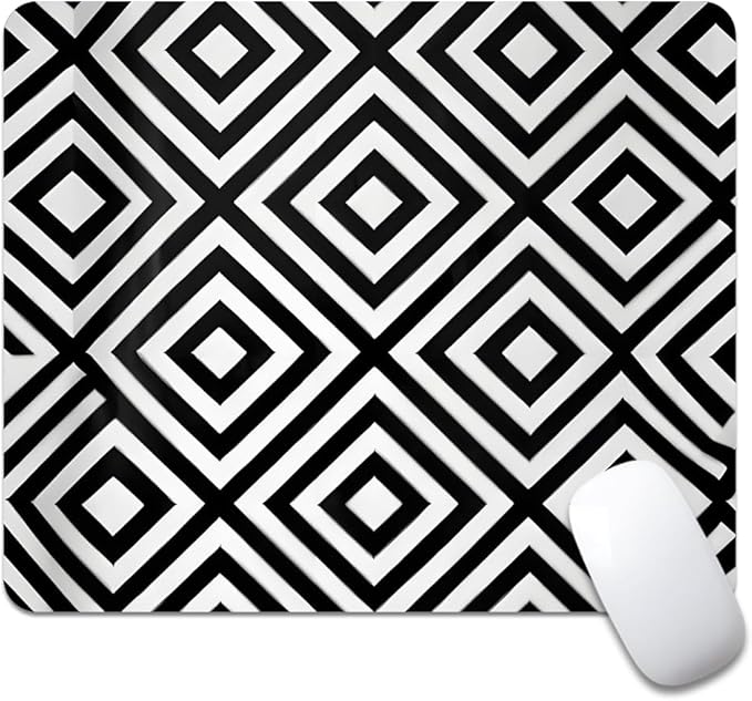 Diamonds Texture Mouse pad, Square Waterproof and Anti Slip Mouse pad for Office laptops