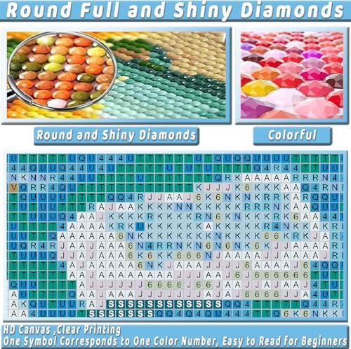 Square Diamond Art Kits for Adults Cute Diamond Painting Kit for Beginner - Image 5