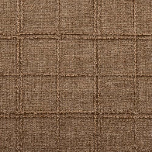 ZeeMart Linen Checked Farmhouse Table Runner, 13x60 Inches Roasted Brown - Image 6
