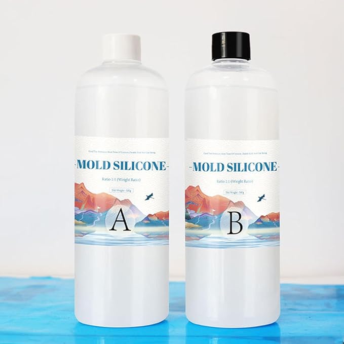 Making Kit - Translucent Liquid Casting Set, Resin Molding Compound | Making, Safe DIY Craft Creator for Baby Handprints, Jewelry, Candles, Soap, or