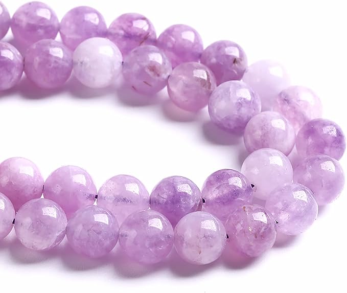 6MM 60PCS Natural Stone Lavender Amethyst Crystal Beads for Jewelry Making DIY Bracelet