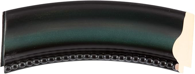 OVALCREST Oval Beveled Wall Mirror for Home Decor - Heritage Style - Hunter Green - 21x25 Outside Dimensions
