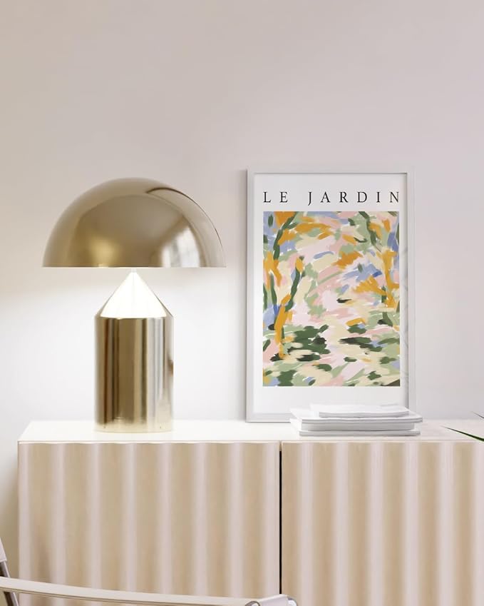 HAUS AND HUES 11x17 White Aluminum Poster Frame - Vertical & Horizontal Hanging, Shatterproof Plexiglass - Ideal for Home, Room, Office (11x17 in, White)