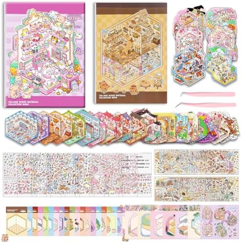 3D Sticker Scene Book 2-Pack by WEINSYT