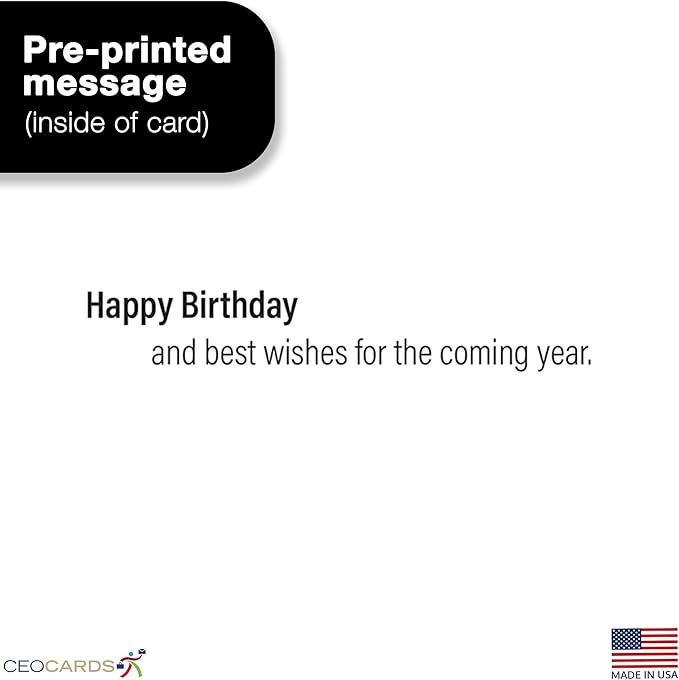 Happy Birthday Cards Bulk Greeting Card Set (Delicious) 18 Pack & White Envelopes - 5x7 Inch Birthday Theme for Family, Women, Men, Coworkers & Office (B2407)