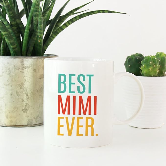 Andaz Press 11oz. Coffee Mug Birthday Gift, Best Mimi Ever, 1-Pack
