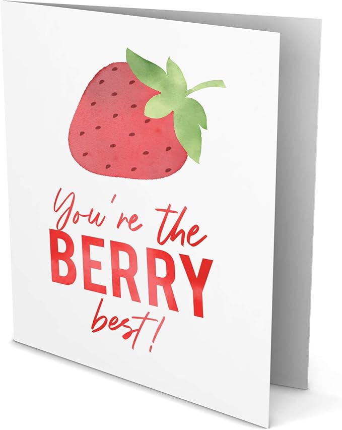 Happy Fruit Greeting Cards (12 Cards and Blank Envelopes)
