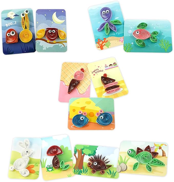 Quill On Spyrosity Explore Quilling Craft Kit | Paper Quilling Kit| Arts and Crafts for Kids 6-8 | Girls Toys Age 6-8 | Crafts for Ages 4-8 | Christmas Gifts for Kids 5 6 7 8 9 10 11 12 Years