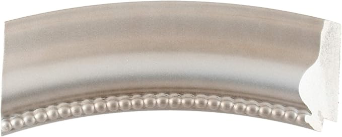 OVALCREST Oval Beveled Wall Mirror for Home Decor - Heritage Style - Silver Shade - 25x35 Outside Dimensions