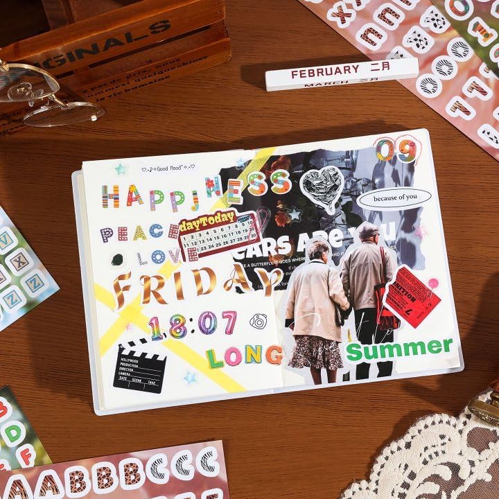 5000+Pcs Magazine Letter Stickers Book for Scrapbook Album - Image 3