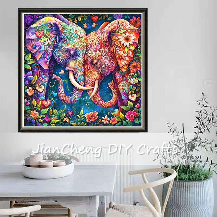 Diamond Art Kits for Adults, Elephant Diamond Art Painting Kits for Adults - Image 3
