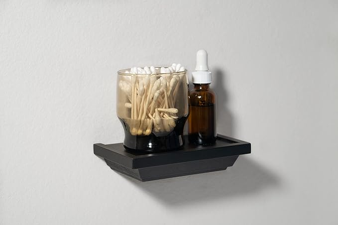 Small Wall Shelf | 6 in x 4 in | Decorative Mini Shelves| Wall Mounted Small Corner Shelf for Bathroom, Living Room, Kitchen, Bedroom, and Office