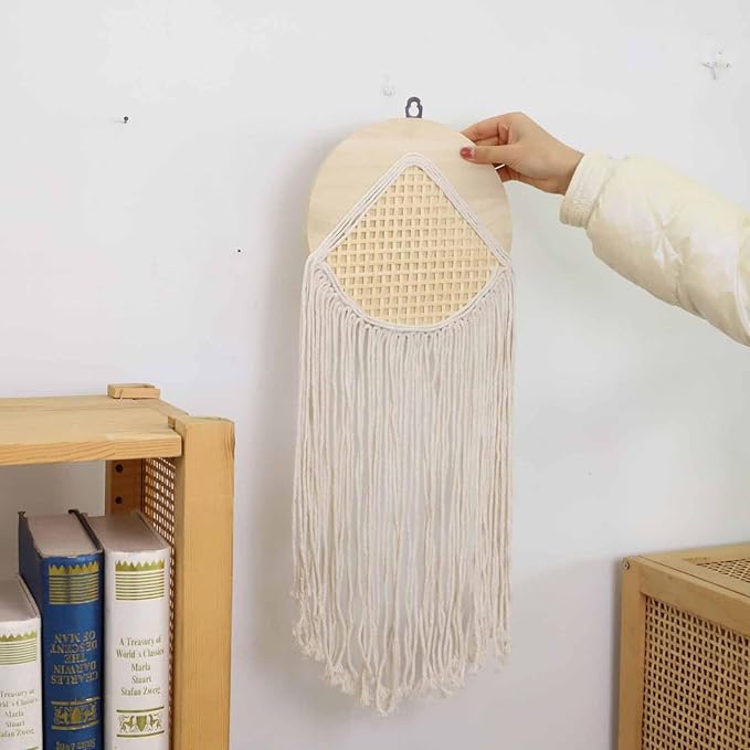GYASVWU Macrame Wall Hanging Boho Wall Art Decor,Bohemian Woven Home Decor for Apartment,Living Room,Nursery, Bedroom,Party (Original)