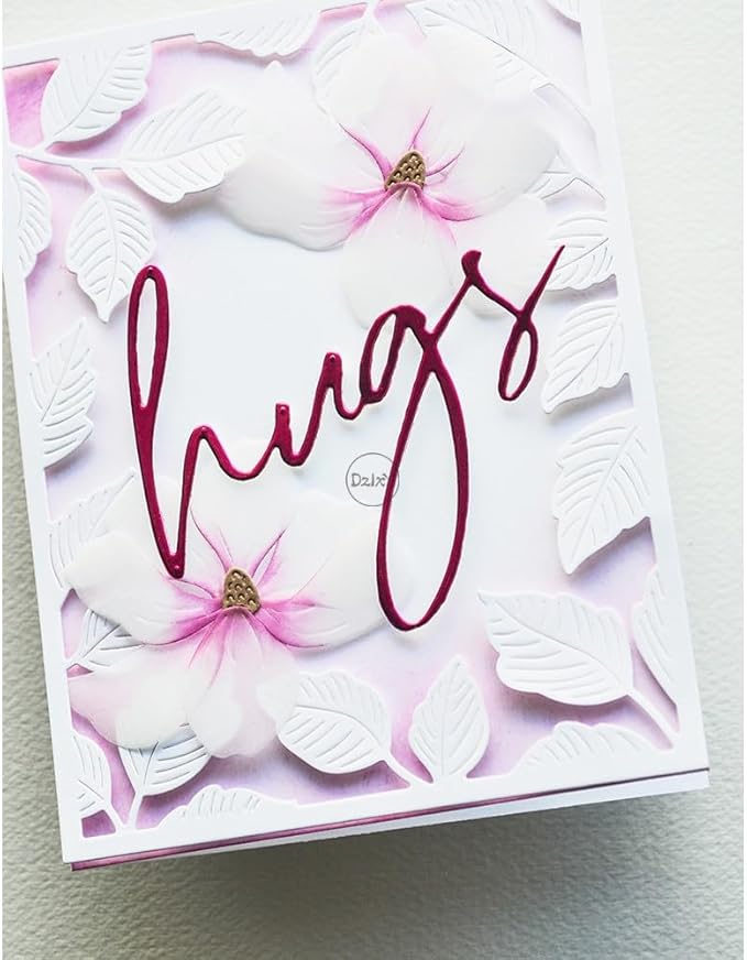 DzIxY Patchwork Peony Flowers Metal Cutting Dies for Card Making Kit Embossing Paper Die Cuts Set Scrapbook Stencils Supplies Machine Templates