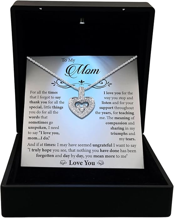 TRYNDI To My Best Mom Necklace for Women - Mom Christmas Gifts from Son, Mothers Day Necklace, Gifts for Birthday, Valentine's Day Jewelry for Mother