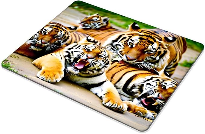 Square Mouse Pad Big cat,Gaming Mouse Pads for Desk,Soft Computer Waterproof Non-Slip Mouse Mat