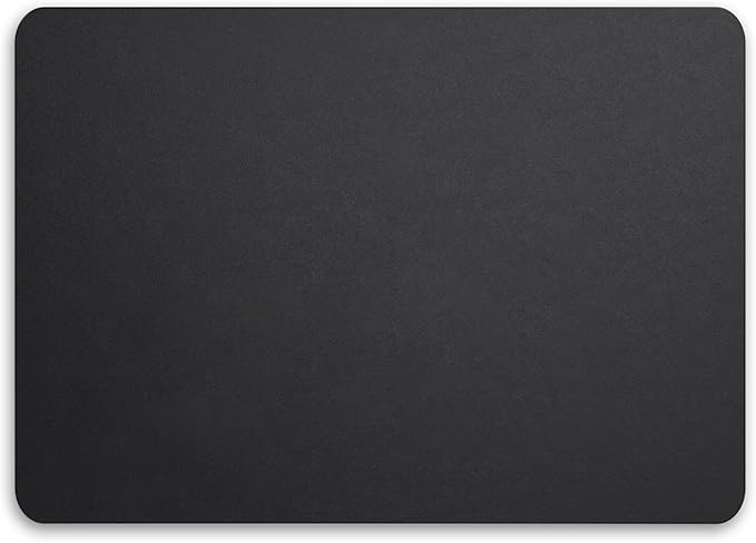 Jotsome Leather Desk Mat, Non-Slip Desk Blotter Pad - Desk Protector for Office, Home, Lap Desk, Laptop, and Desktop, Gift for The Holidays or Christmas (Black, 17" x 12")