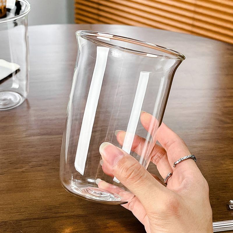 2pcs glass cup for coffee milk tea (01) - Image 4