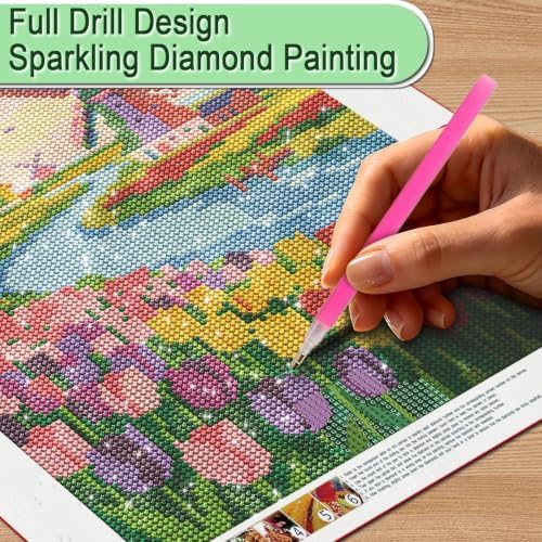 DOZEEZOP 6-Pack Diamond Art Kit for Adults, 5D Diamond Painting 12x16 Inch - Image 5