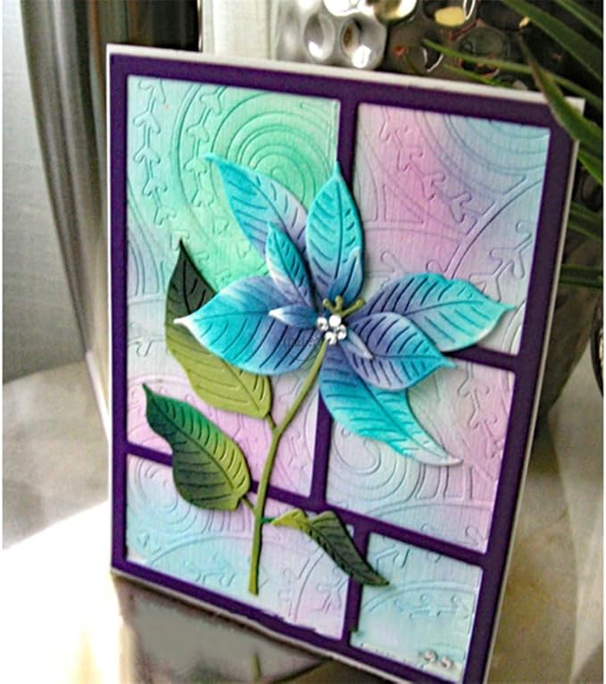 DzIxY Patchwork Tree Branches Leaves Flowers Metal Cutting Dies for Card Making Kit Embossing Paper Die Cuts Set Scrapbook Stencils Supplies Machine Templates