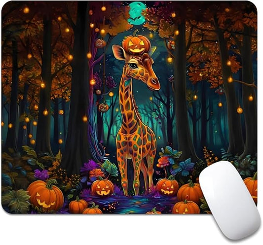 Giraffe Texture Mouse pad, Square Waterproof and Anti Slip Mouse pad for Office laptops