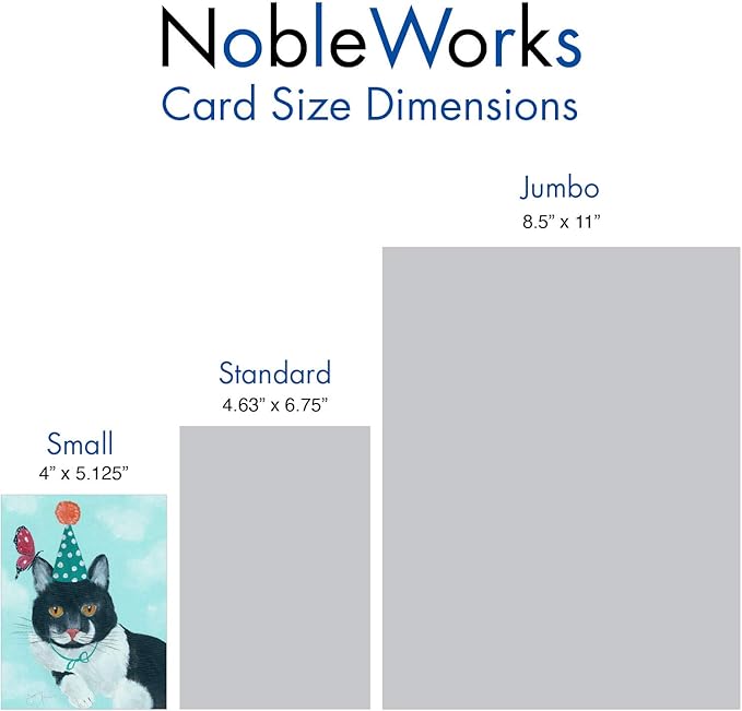 The Best Card Company 20 Assorted Blank Notes Bulk Box Set 4 x 5.12 Inch with Envelopes (10 Designs, 2 Each) Butterfly Cats AM7375OCB-B2x10