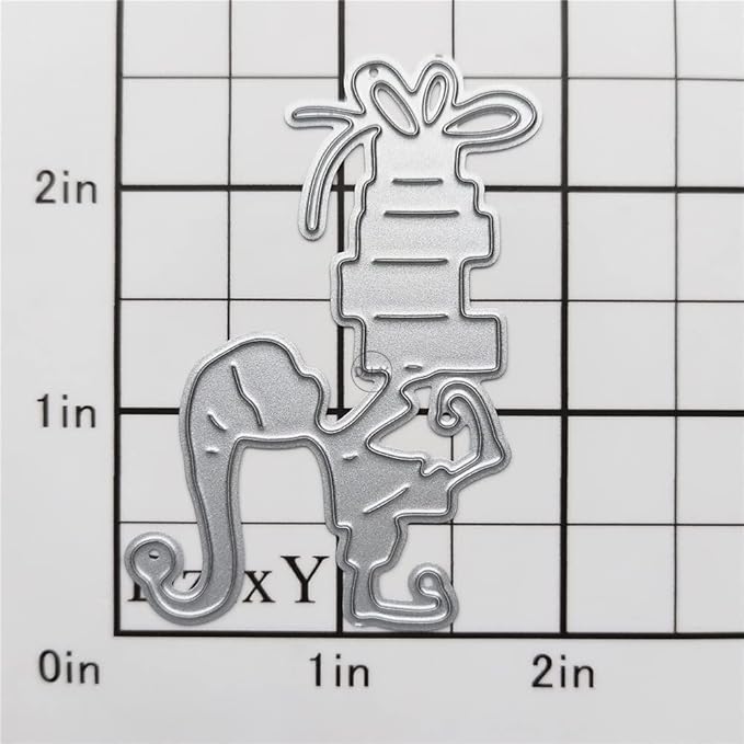 DzIxY Christmas Gift Metal Cutting Dies for Card Making Kit Embossing Paper Die Cuts Scrapbook Machine Stencils Storage Pockets Supplies