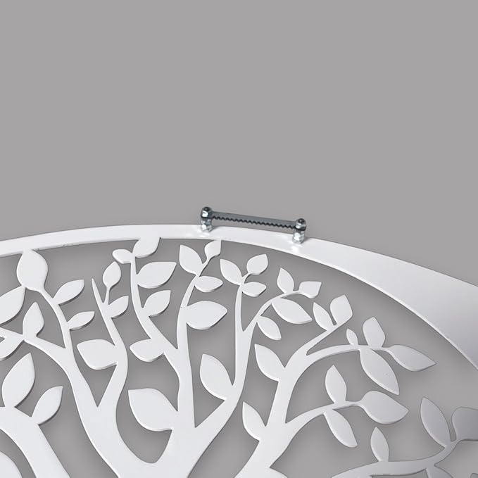 Venovez Yin Yang Wall Decor (Wood-Metal) Tree of Life Wall Art, Yin Yang Decor, Metal Wall Decor, Interior Decoration, Wall Hangings, Garden, Living Room, Office, Floating Effect, Easy to Hang