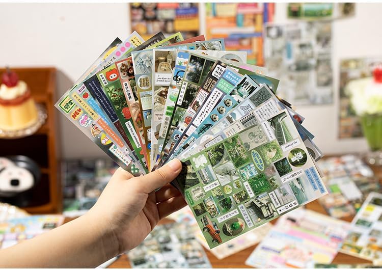 Alideco 30pcs Scrapbook Stickers Vintage Cakes Cuisine Desserts Sticker Book for Adults Sticker journaling Stickers for Scrapbooking (guzaomeng) - Image 3