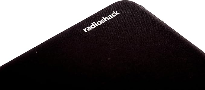 RadioShack Square Gel Mouse Pad with Wrist Rest, Ergonomic Office Mouse Pad for Desk Offers Improved Support, Accuracy and Responsiveness for Work, Gaming, and More
