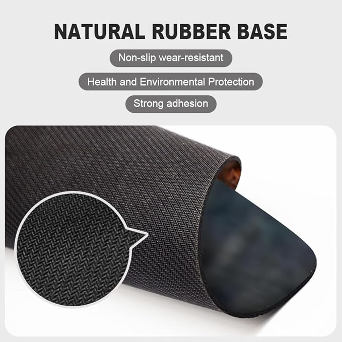 Luminous Wolf Texture Mouse pad, Square Waterproof and Anti Slip Mouse pad for Office laptops