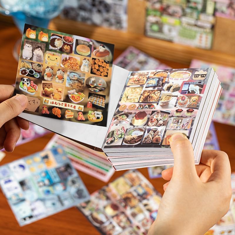 Alideco 30pcs Scrapbook Stickers Vintage Cakes Cuisine Desserts Sticker Book for Adults Sticker journaling Stickers for Scrapbooking (guguaixiaowu) - Image 2
