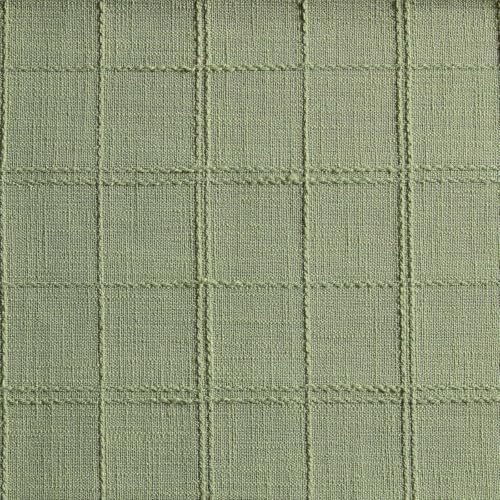ZeeMart Linen Checked Farmhouse Table Runner, 13x36 Inches Sage Green - Image 7