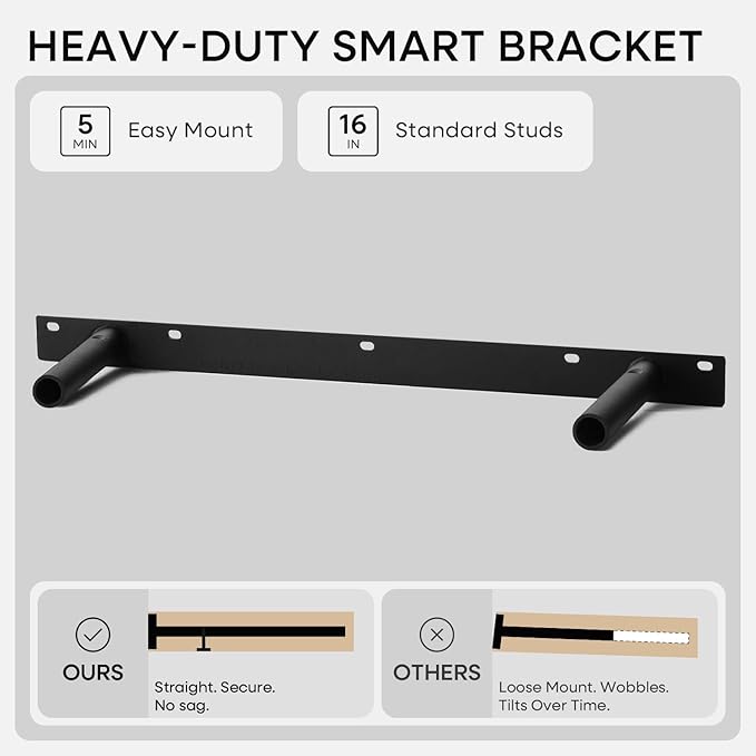 Homeforia 24inch Oak Floating Shelf for Wall, High End Solid Real Wood 24 inches Long Floating Shelves for Bathroom, Honey Oak Wooden Floating Shelves, Heavy Duty Bracket, 24 X 6.5 X 1.75 in, Set of 2
