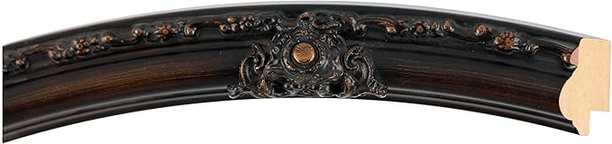OVALCREST Rectangle Beveled Wall Mirror for Home Decor - Jefferson Style - Rubbed Bronze - 22x32 Outside Dimensions