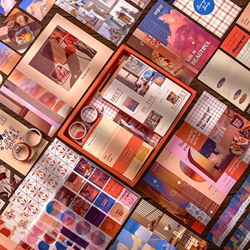Scrapbooking Supplies Kit, Aesthetic Junk Journal Supplies, Scrapbook Kit - Image 3