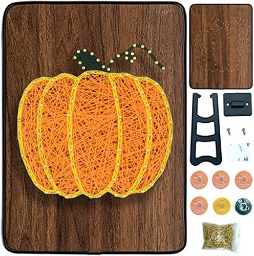 BAZIMA DIY String Art Kit for Beginner,Unique Gift, DIY Pumpkin Craft Kit,Craft Kit for Holidays by BAZIMA+ALICE
