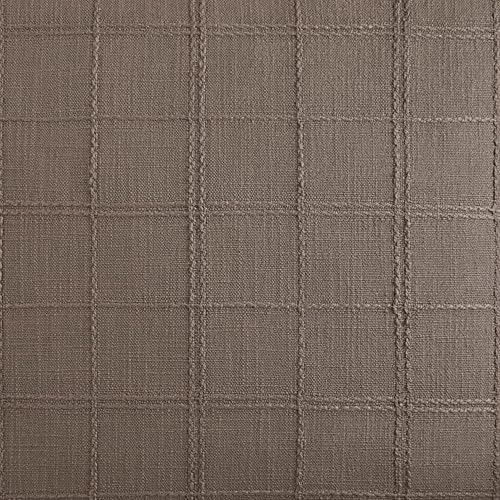 ZeeMart Linen Checked Farmhouse Table Runner, 13x48 Inches Cocoa Brown - Image 6