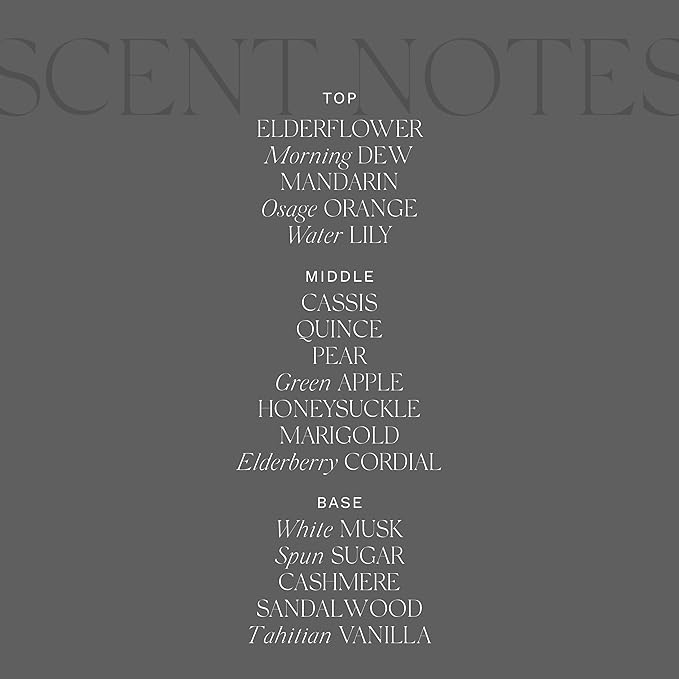 Antica Farmacista Home Ambiance Diffuser - Long-Lasting Reed Scent Diffuser - Luxury Room Freshener Gift - Elderflower, 16.9 fl oz