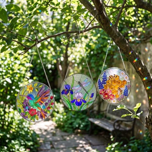 36 Pcs Suncatchers Crafts Kit DIY Paint Art,Insect - Image 4