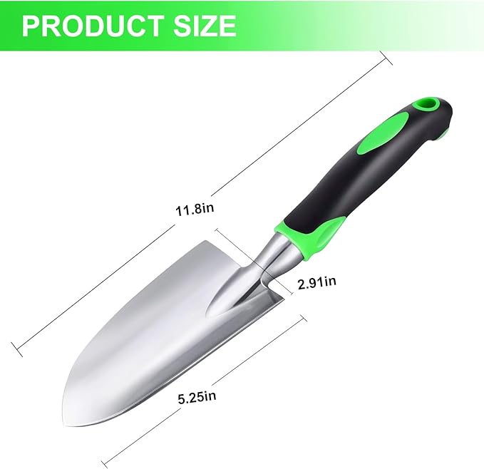 Kynup Garden Tools, Pitchforks, Garden Tools, Weeder Aluminum with Soft Rubberized Non-Slip Handle, Durable Garden Hand Tools Garden Gifts for Men, Women