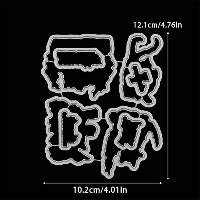 cat Pets Stamps and Cutting Dies for Card Making DIY Transparent Silicone Clear Stamp and Metal Die Cuts Sets for Scrapbooking Paper Greeting Cards Decor Seals Craft Supplies