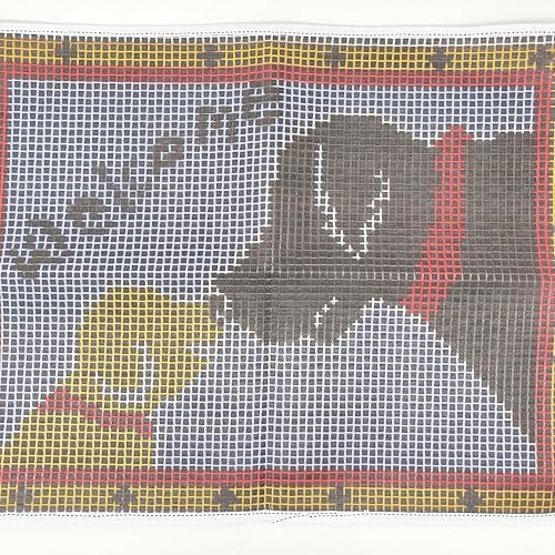 Howie's Latch Hook Kits for Adults, DIY Dogs-Welcome Latch Hook Kit Rug Crochet Yarn, Color Preprinted Pattern Embroidery Decoration(Dogs-Welcome, 19.69 x 14.96 inch) - Image 2