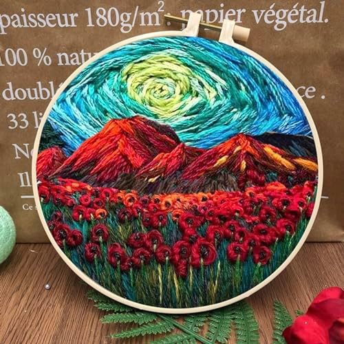 Craft Set for DIY Art Relaxation(Landscape Flames) - Image 2
