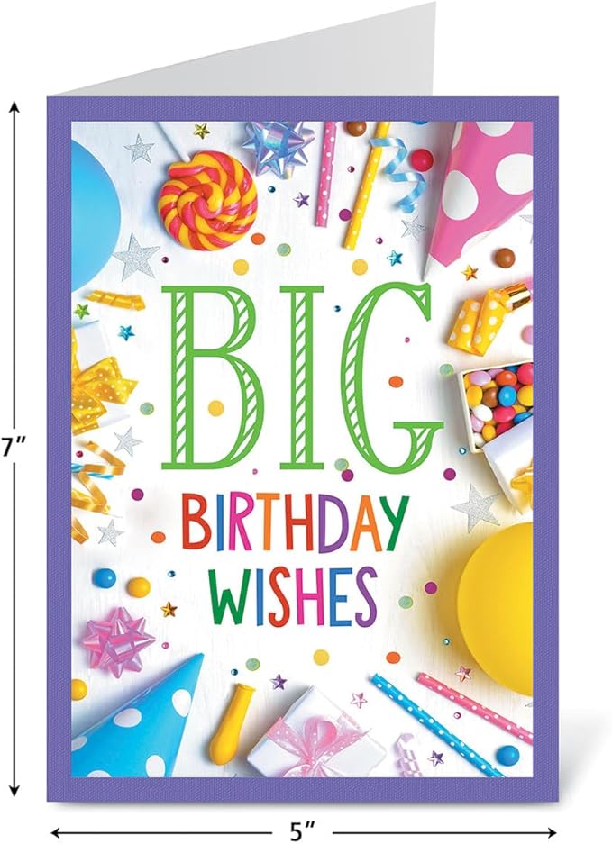 Current Photo fun Birthday Greeting Cards - Set of 20 (2 each of 10 Designs), 5 x 7 Inches, Sentiments Inside, Envelopes Included, Assortment Set