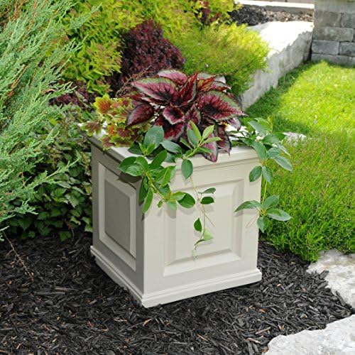 Mayne 5865-C Nantucket Polyethylene Planter, 16" x 16", Clay - Image 4
