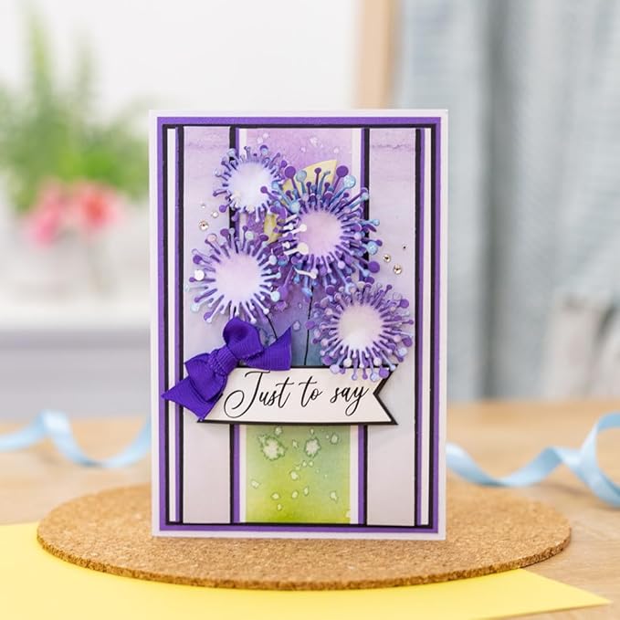 Splicing Flower Stamens Metal Cutting Dies for Card Making, Paper Embossing Die Cuts Kit Templates Supplies, Photo Frame Album DIY Scrapbooking Stencils Sets