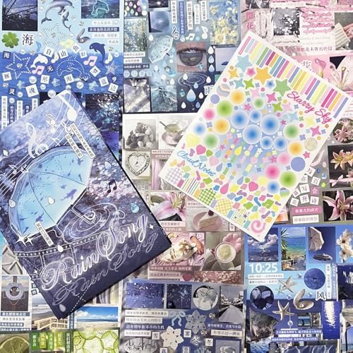 Japanese Sticker Book for Scrapbook Supplies, Cute Stickers for Journaling - Image 3