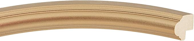 OVALCREST Oval Beveled Wall Mirror for Home Decor - Saratoga Style - Gold Spray - 22x26 Outside Dimensions