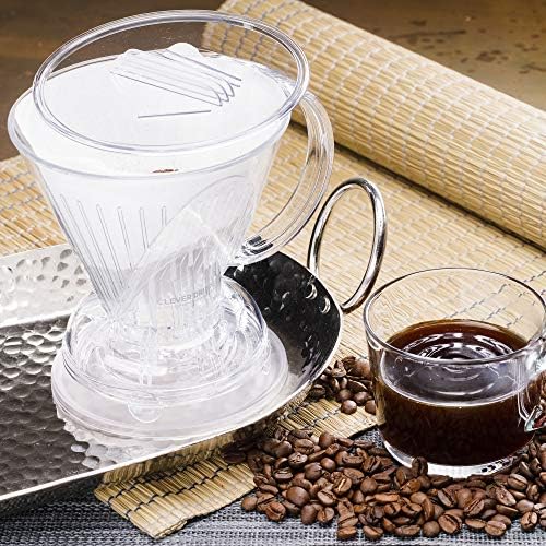 Clever Coffee Dripper | Large 18 oz | Clear | BPA-Free | 100 Filters - Image 3